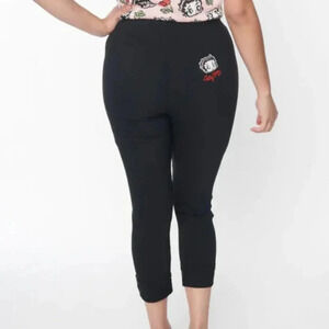 Size 4X - NWT Betty Boop Retro High-Waisted Cuffed Jeans